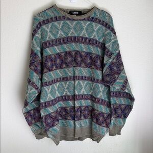 L.MAGNIN | Vintage  90’S |Multicolor Crewneck Sweater